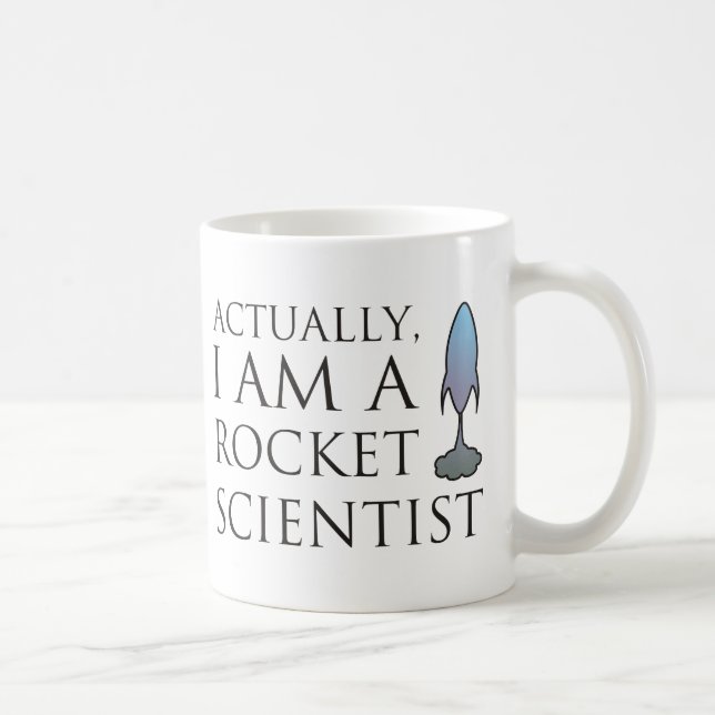 Mug En fait, je suis un scientifique de fusée (Droite)