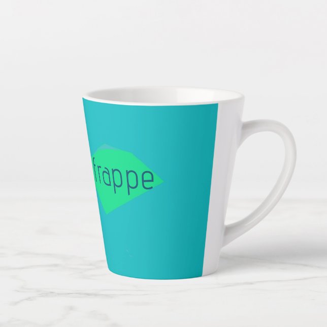 Mug en latte de frappe moderne (Droite)