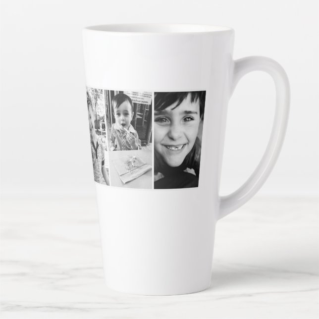 Mug en latte grande personnalisée (Droite)