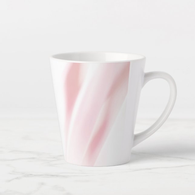 Mug en latte rose douce brossé (Droite)