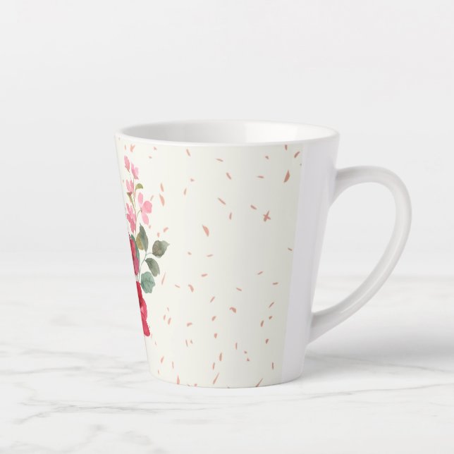 Mug en latte rouge (Droite)