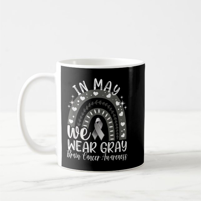 Mug En Mai, Nous Portons Gris Cerveau Cancer Mois R (Gauche)
