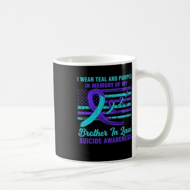 Mug En Mémoire De Frère En Droit Suicide Sensibilisati (Droite)