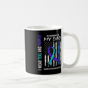 Mug En mémoire de papa Prévention du suicide Amer