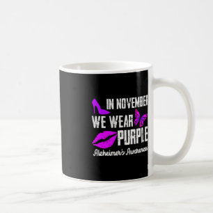 Mug En novembre, nous portons la conscience d'Alzheime
