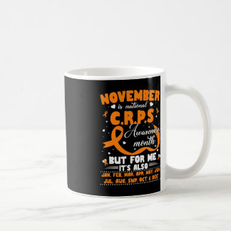 Mug En Novembre Nous Portons Orange Ribbon CRPS Sensib