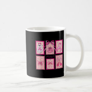 Mug En Octobre Nous Portons Des Timbres Rétro Rose Can