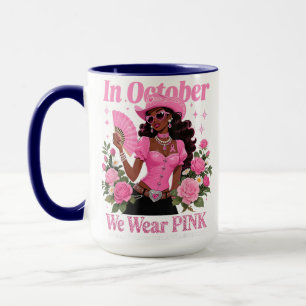 Mug en octobre nous portons l'art de sensibilisation a