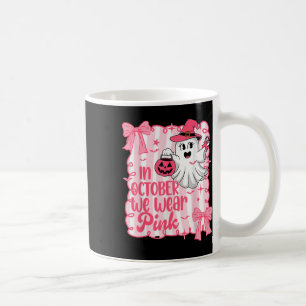 Mug En Octobre Nous Portons Le Ghost Ghost Cancer Awar