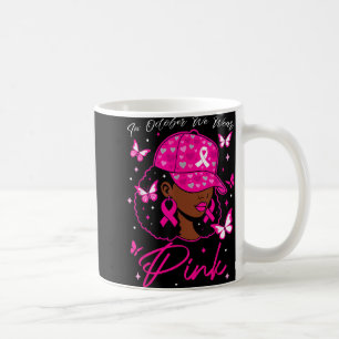 Mug En Octobre Nous Portons Pink Breast Cancer Sensibi