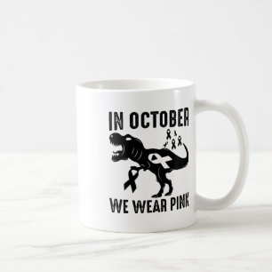 Mug En Octobre Nous Portons Pink Breast Cancer Sensibi