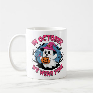 Mug en octobre, nous portons un joli fantôme rose hall