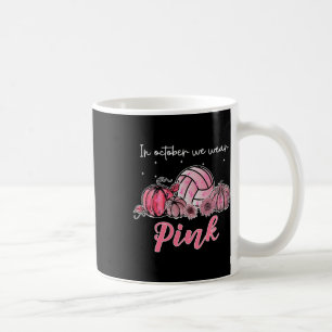 Mug En Octobre Nous Portons Volleybyll Rose Cancer Du