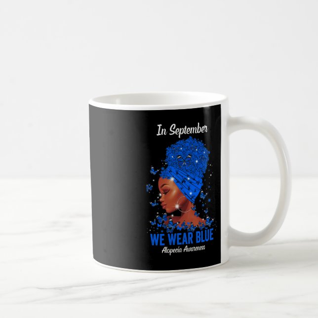 Mug En septembre We Wear Blue For Alopecia Awareness B (Droite)