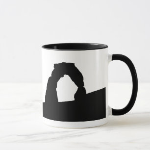 Mug en silhouette d'arc délicate