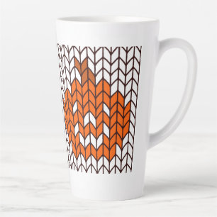 MUG EN TRICOT HAUT POUR LATTE CITROUILLE DE LANTER