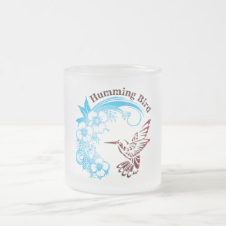 Mug en verre colibri