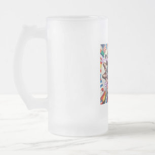 Mug en verre dépoli, 16 oz