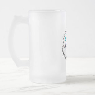 Mug en verre dépoli, 16 oz