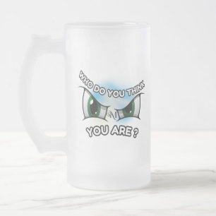 Mug en verre dépoli 16oz : Qui pensez-vous ?