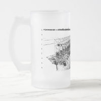 Mug en verre dépoli, 473 ml