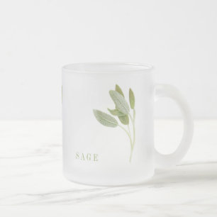 MUG EN VERRE DÉPOLI AU THYM FRESH