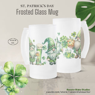 Mug en verre dépoli de la Saint-Patrick