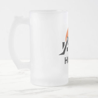 Mug en verre dépoli moderne pour une décoration in
