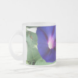 Mug en verre dépoli violet