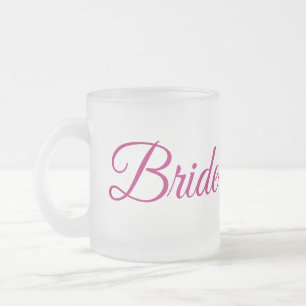 Mug en verre givré Mariée