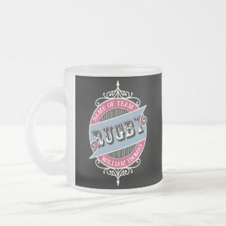 Mug en verre poli personnalisé
