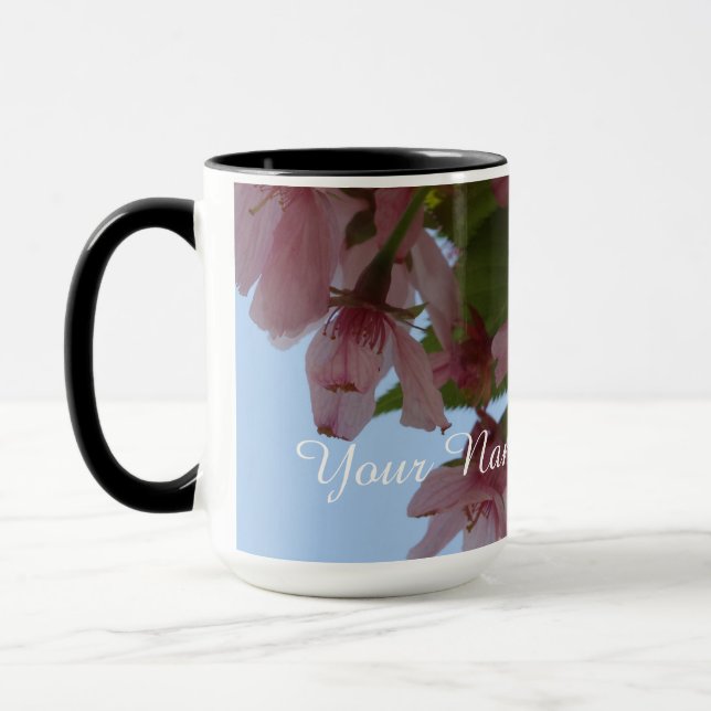 Mug Enchanter des fleurs personnalisées (Gauche)