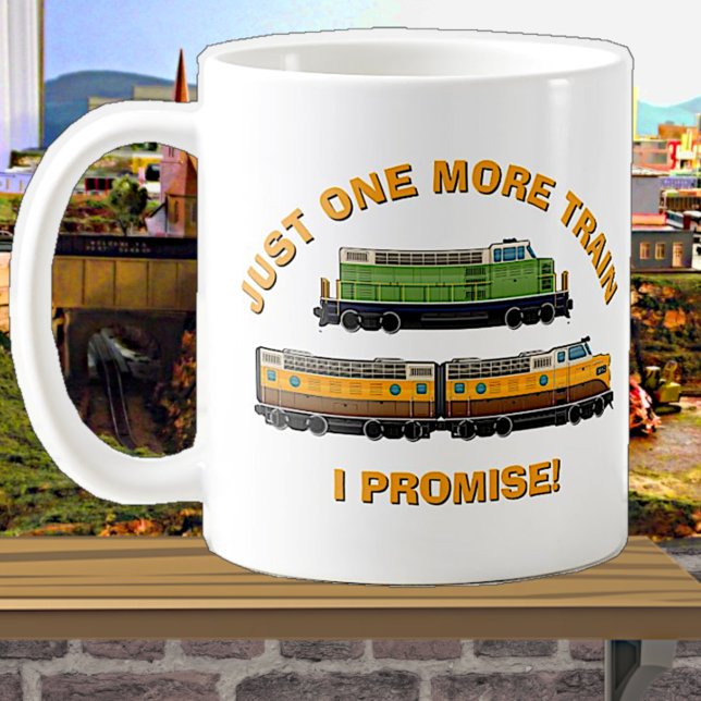 Mug Encore Un Train, Je Promets ! Locomotives diesel (Créateur téléchargé)