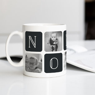Mug Encre   Collage photo de grand-père NONNO