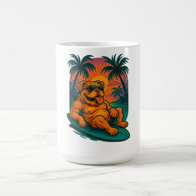 Mug Endless Summer Bulldog - Surf rétro (Centre)