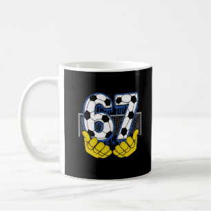 Mug Énergie de football électrique numéro 67 Puissante