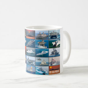 Mug ÉNERGIE MARITIME DES ÉTATS-UNIS - Navires navals a