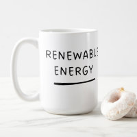 Énergie renouvelable – Café écologique mignon et d