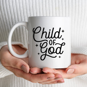 Mug Enfant chrétien de Dieu Bible Verse Custom