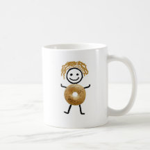 Enfant juif de Tasse-Bagel de café de cadeau