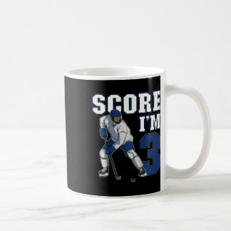 Mug Enfants 3e anniversaire Hockey sur glace Garçon Tr