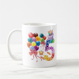 Mug Enfants 5e anniversaire 5 ans, joyeux anniversaire
