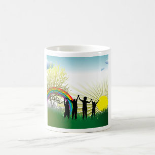 Mug Enfants arc-en-ciel au lever du soleil