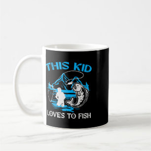 Mug Enfants Cet Enfant Aime Pêcher Mignons Garçons Fil
