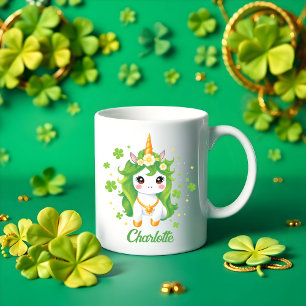 Mug Enfants Jour de la Saint Patrick Lucky Green Unico