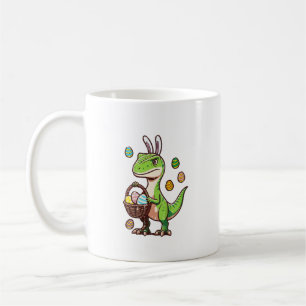 Mug Enfants Pâques Dinosaure Trex Œuf Chasse Garçons E