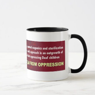 Mug Enfants sourds libres d'oppression