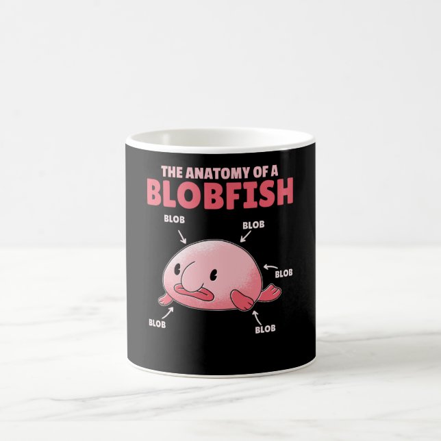 Mug Énoncé De La Blobfish Anatomie De La Blobfish (Centre)