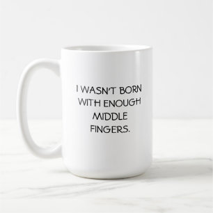 MUG-ENOUGH MITTELFINGER KAFFEETASSE