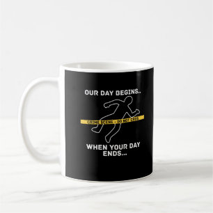 Mug Enquêteur scientifique judiciaire Détective Fore